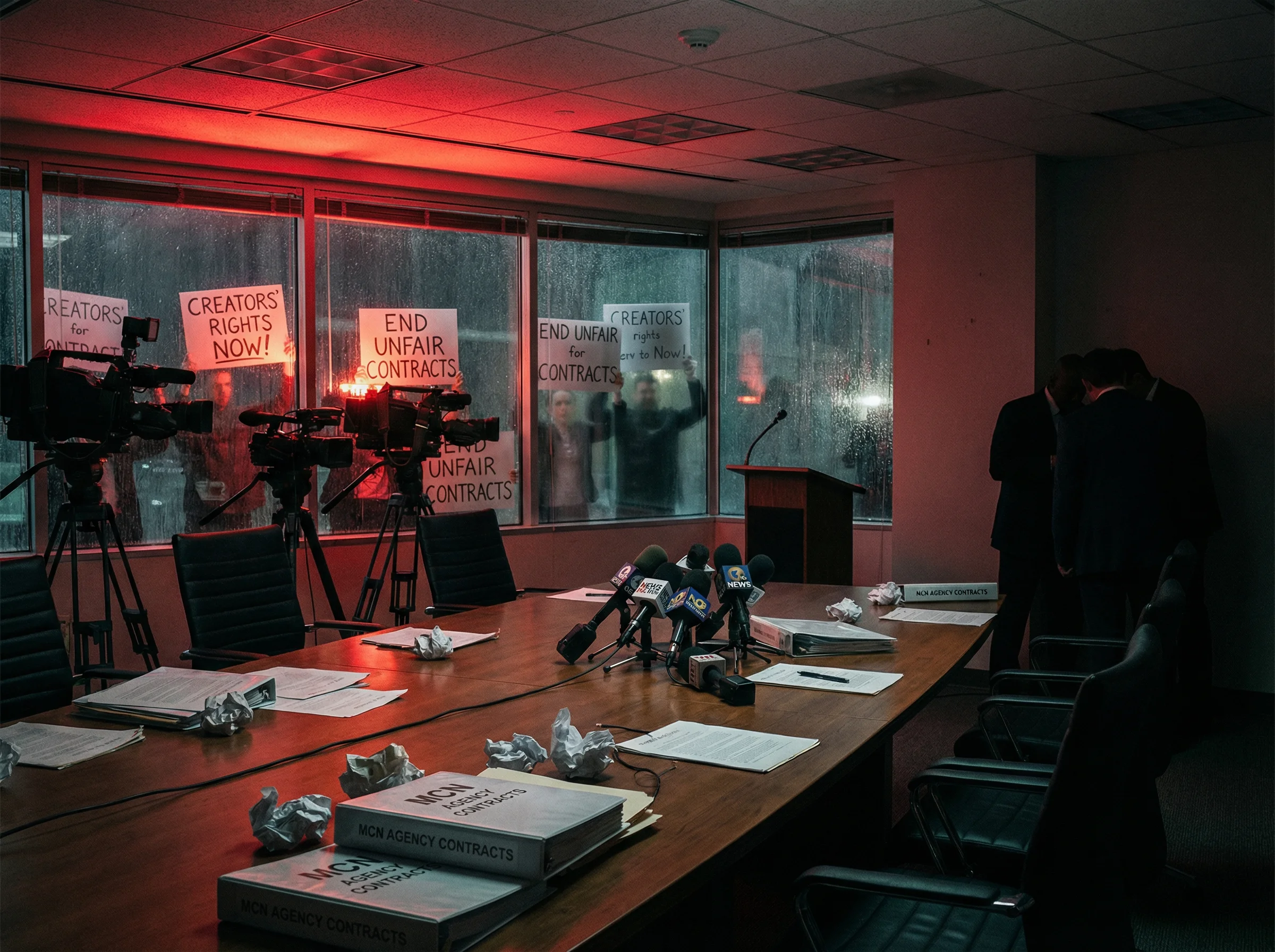 吃瓜网黑料 - 某MCN机构旗下主播集体维权